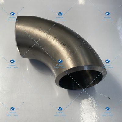 Titanium Gr2 OD76*ID5.5 Round Tube Elbow High Strength